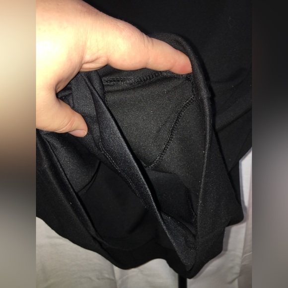 Dana Buchman | Women’s Gray/Black/Blue Color Block Pattern Dress - Picture 3 of 8